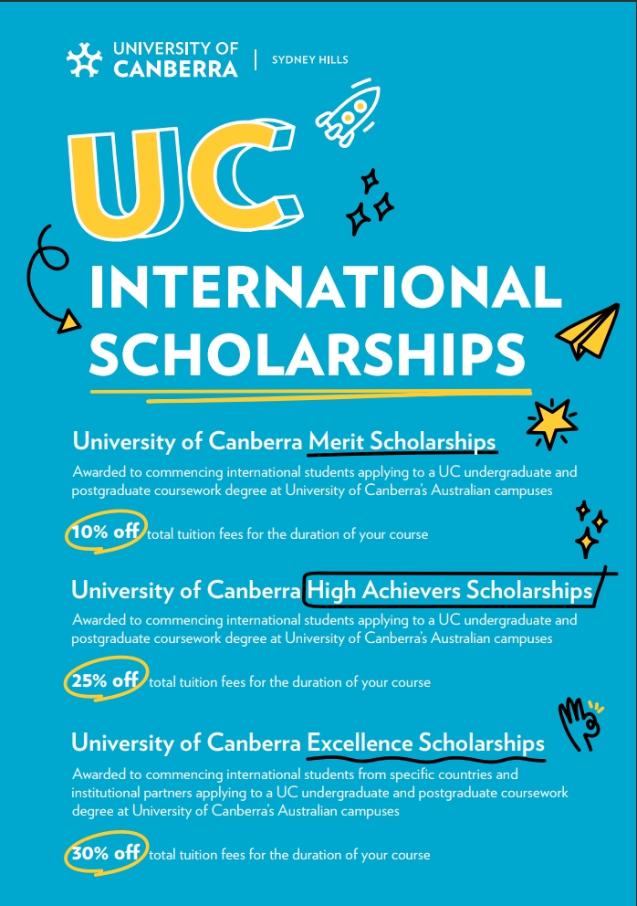 UCSH Scholarships flyer 2025