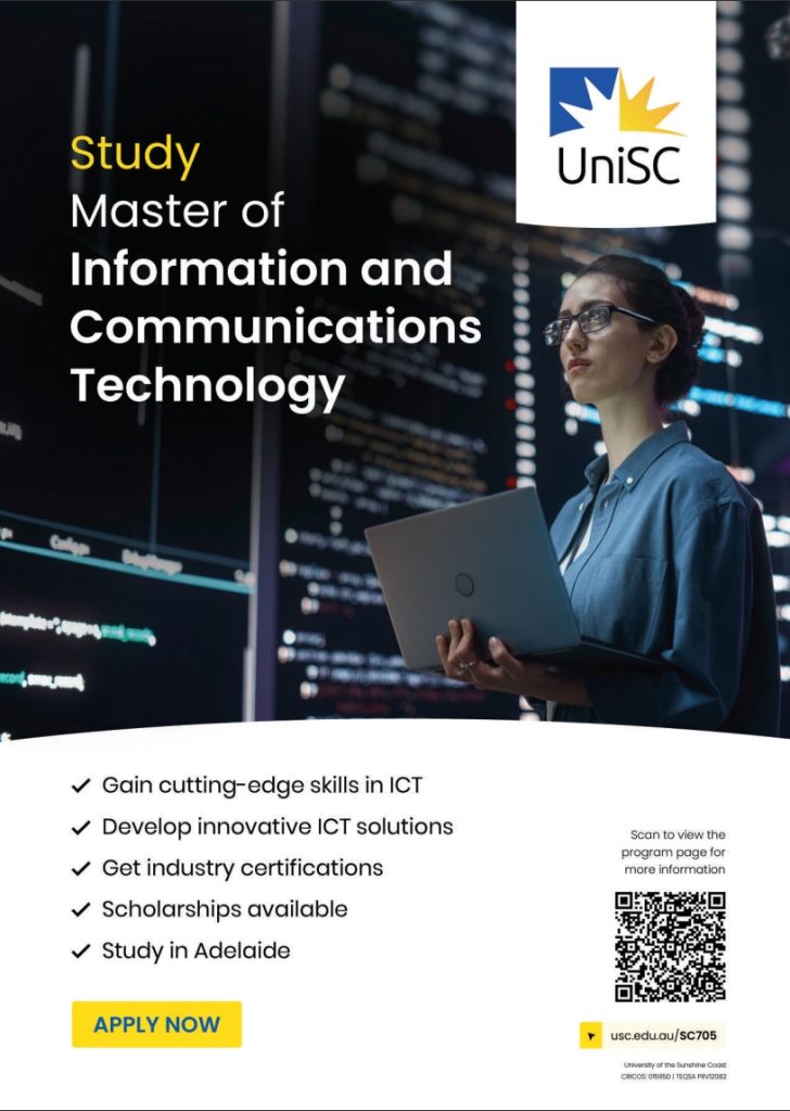 Master of Information and Communications Technology flyer 2